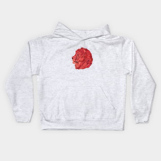 Red Lion Kids Hoodie by Blacklightco